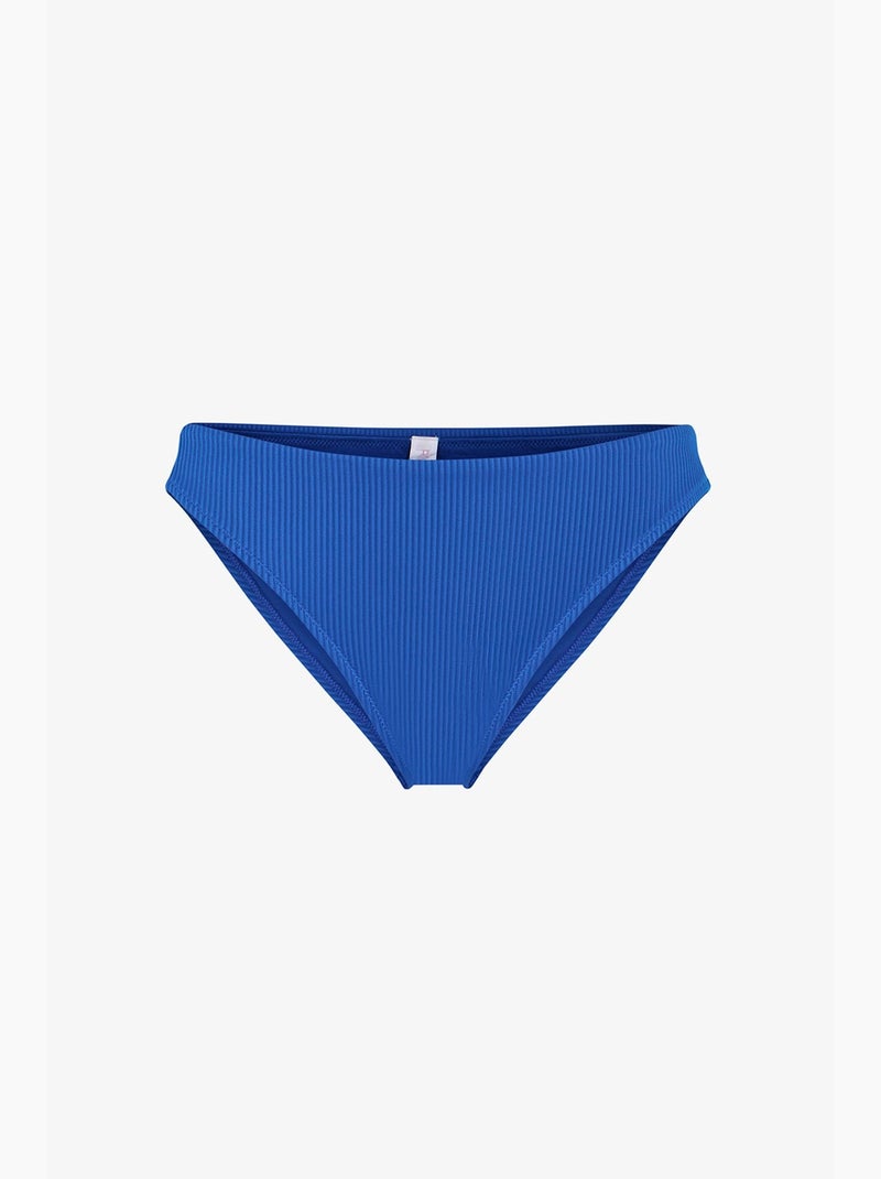 Gillian slip bikini a vita media penti Blu cobalto - Kiabi