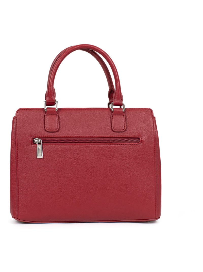 GINA - Borsa a mano con 2 manici Rosso carminio - Kiabi