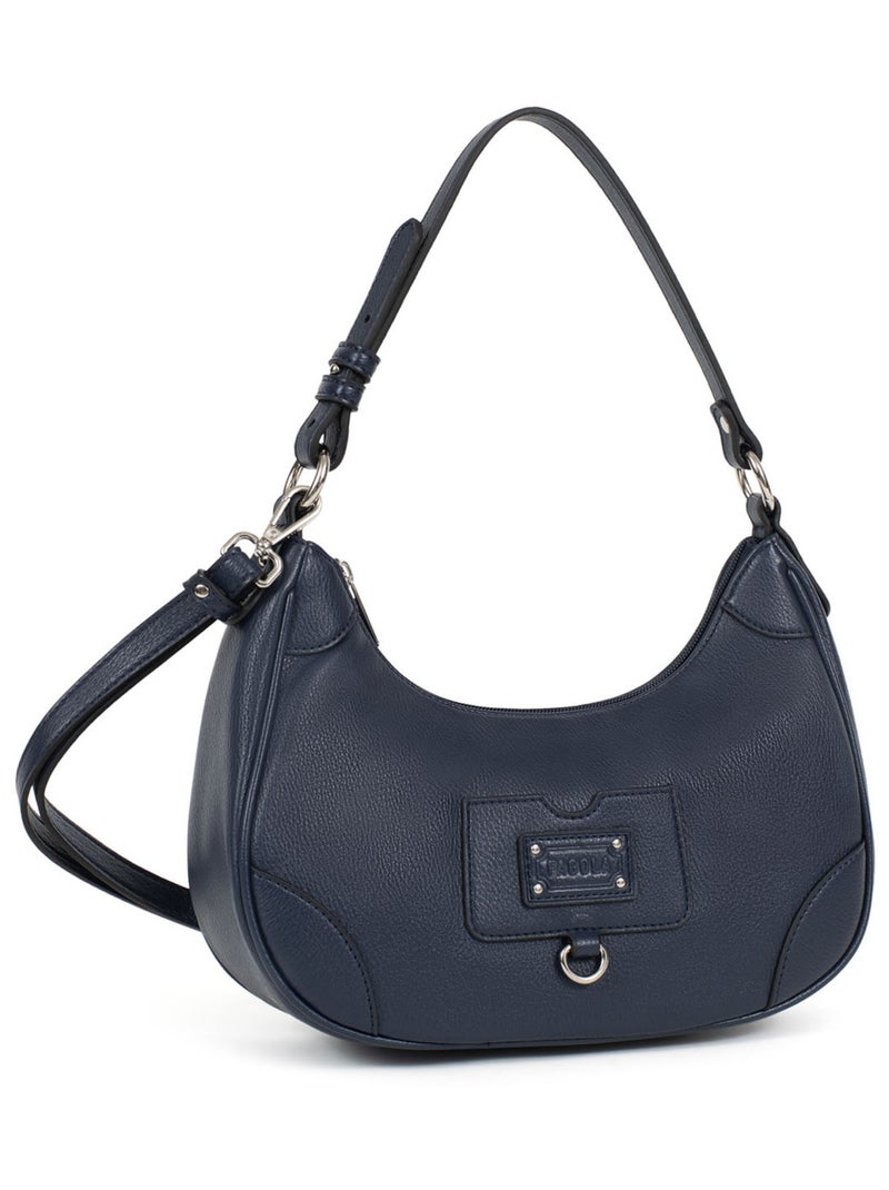 GINA - Borsa a spalla con 1 manico Blu notte - Kiabi