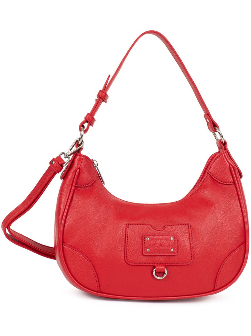 GINA - Borsa a spalla con 1 manico Rosso scuro - Kiabi