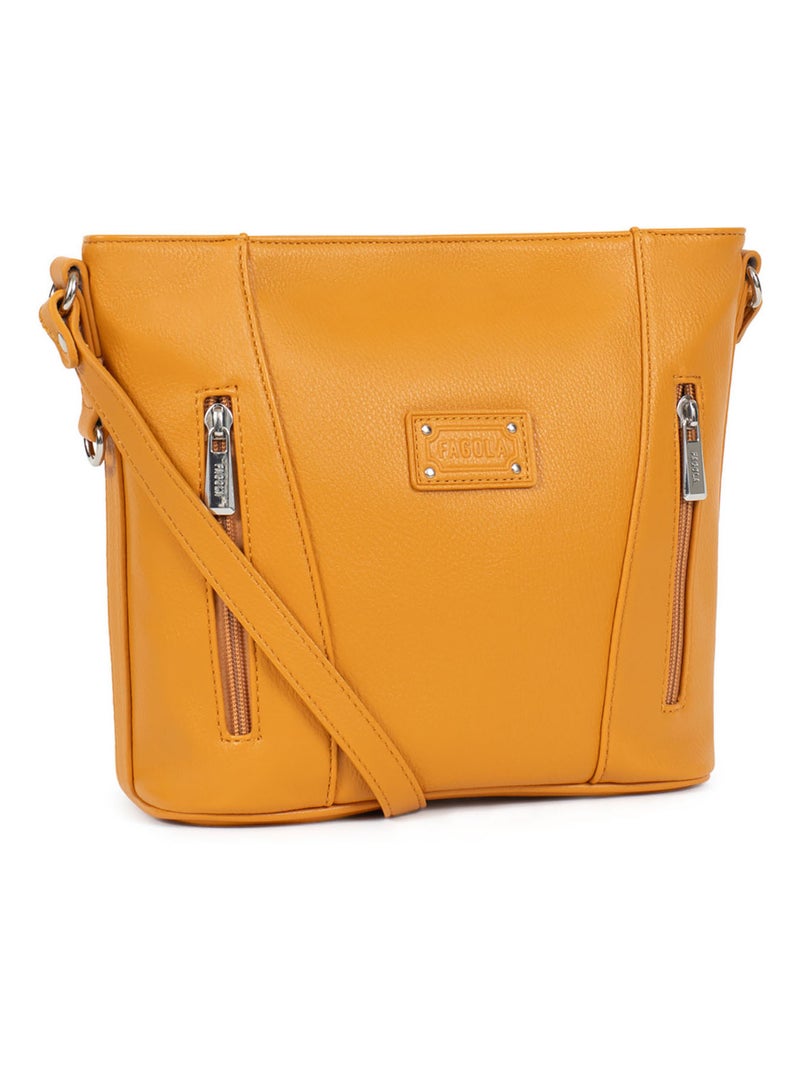 GINA - Borsa a tracolla Senape - Kiabi