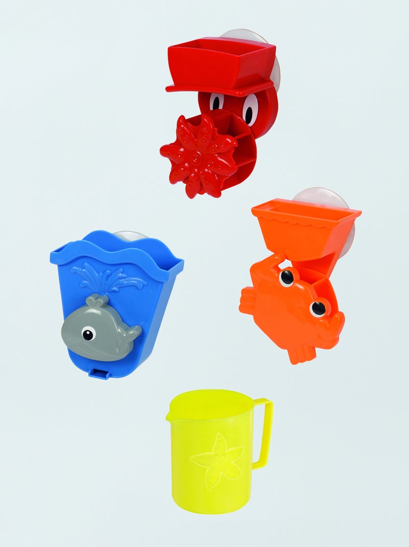 Giocattoli per il bagnetto - 4 pezzi multicolore - Kiabi