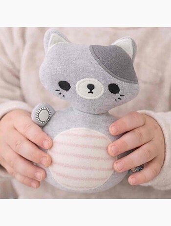 Giocattolo a rimbalzo per bambino gatto in cotone | sevira kids | sevira kids
