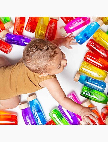 Giocattolo bottiglia sensoriale move per bambino | petit boum | petit boum