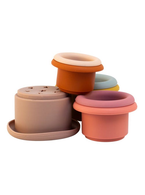 Giocattolo da bagno - bicchieri impilabili in silicone | Magni - Kiabi