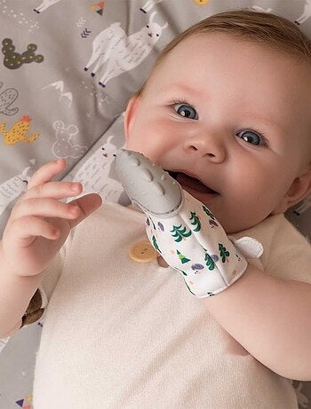 Giocattolo dentizione per neonati mouffle en silicone | sevira kids | sevira kids