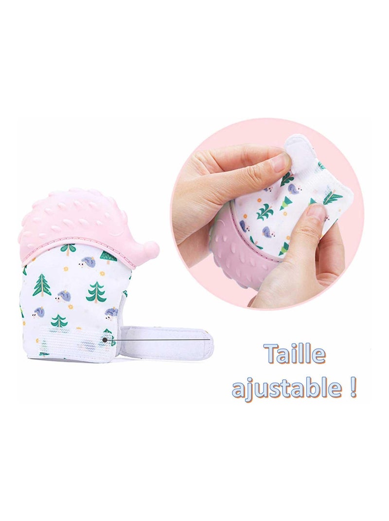 Giocattolo dentizione per neonati mouffle en silicone | sevira kids | sevira kids Rosa - Kiabi
