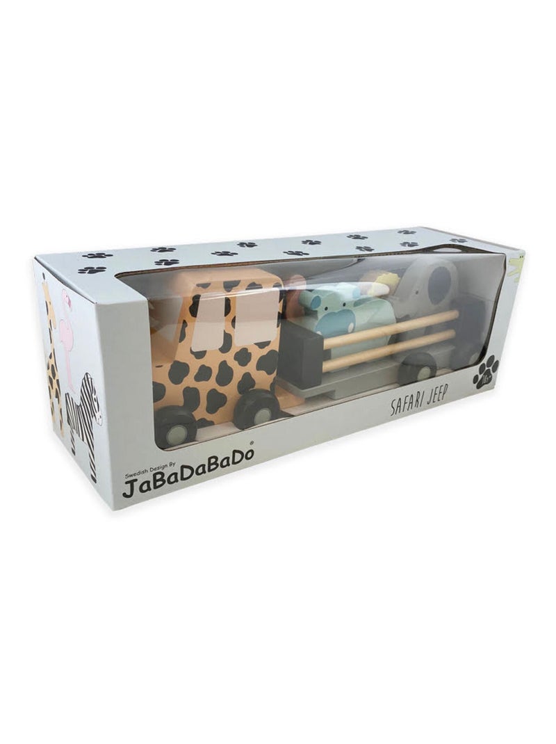 Giocattolo in legno - grande jeep safari | JaBaDaBaDo Multicolore - Kiabi