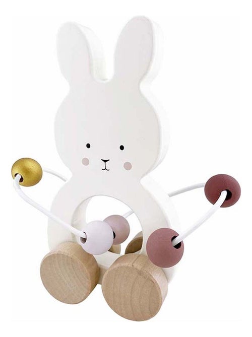 Giocattolo in legno da tirare, labirinto di perline coniglio | JaBaDaBaDo - Kiabi