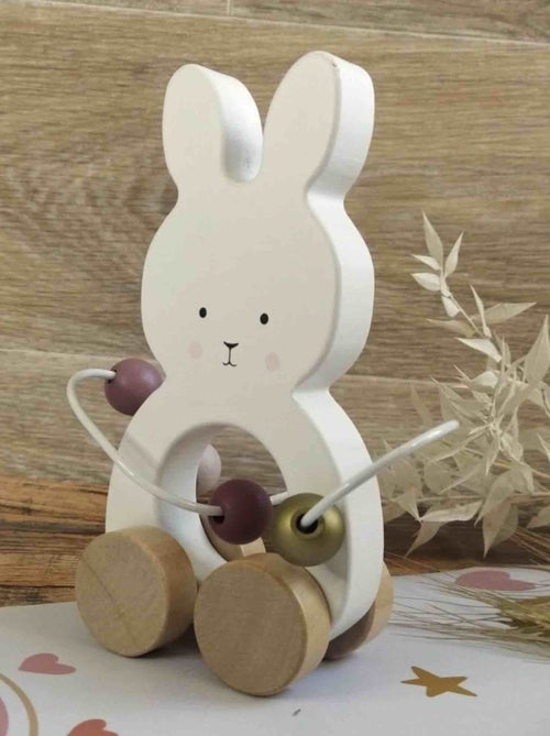 Giocattolo in legno da tirare, labirinto di perline coniglio | JaBaDaBaDo - Kiabi