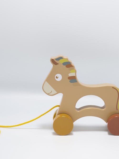 Giocattolo in legno da tirare per bambini - Kiabi