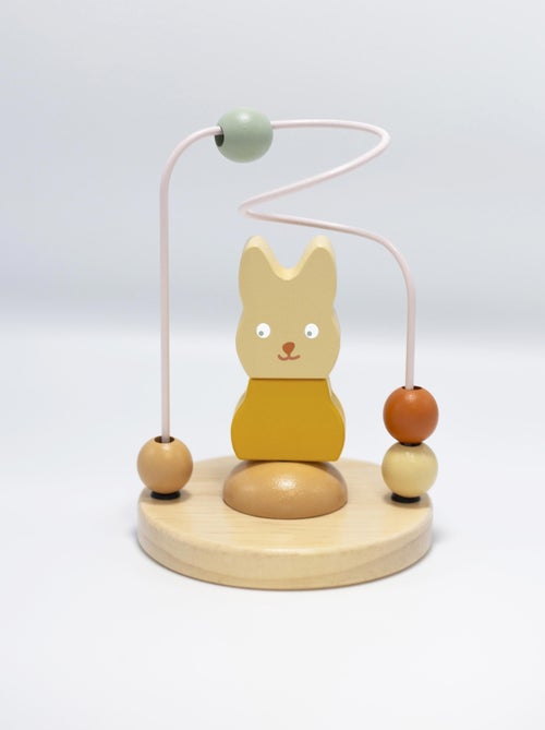 Giocattolo in legno labirinto con perline - Kiabi