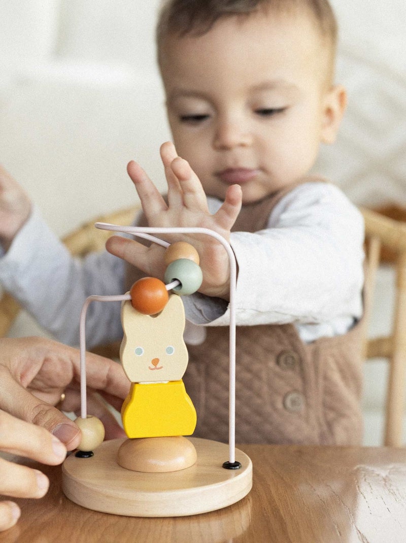 Giocattolo in legno labirinto con perline Multicolore - Kiabi