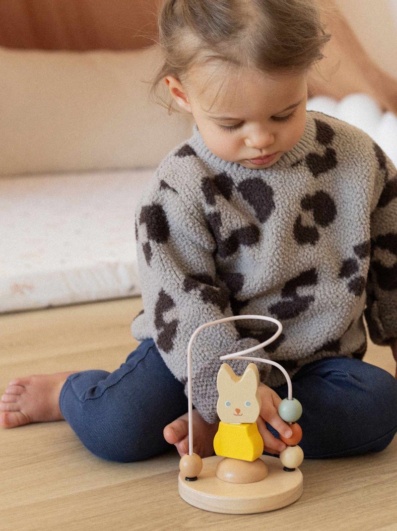 Giocattolo in legno labirinto con perline Multicolore - Kiabi