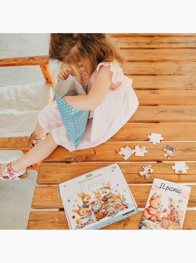 Giocattolo per bambini puzzle magico ad acqua colorabile e riutilizzabile | Sassi Junior N/D - Kiabi