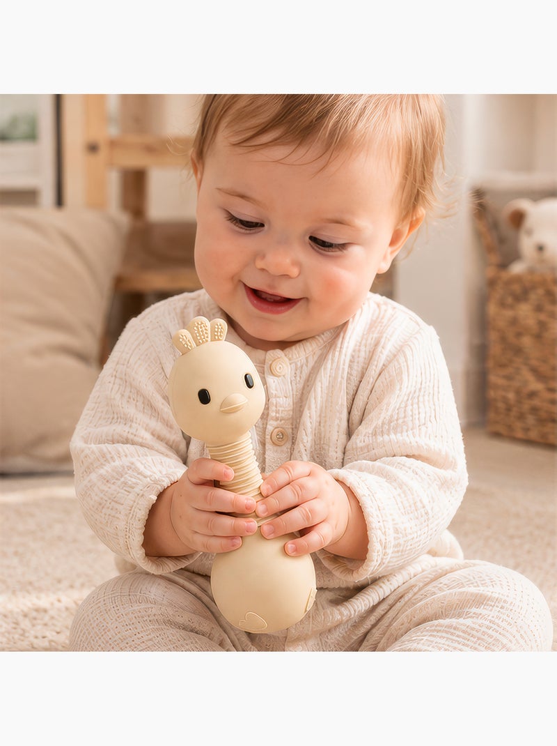 Giocattolo per bebè sonaglio sensoriale in silicone | bo jungle | bo jungle Beige - Kiabi