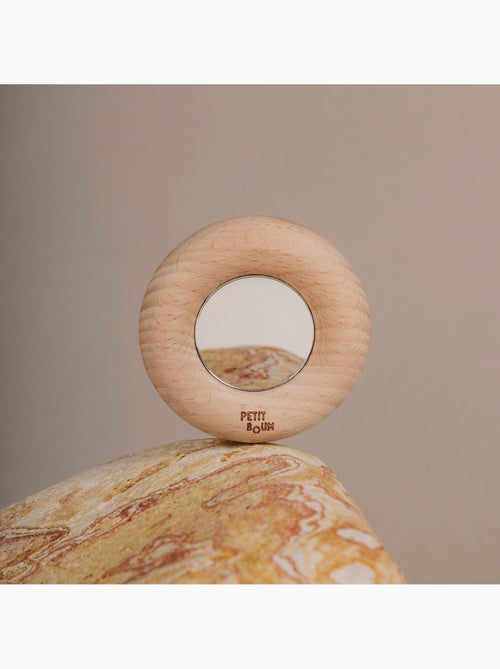 Giocattolo per neonati sonaglio sensoriale con specchio | Petit Boum - Kiabi