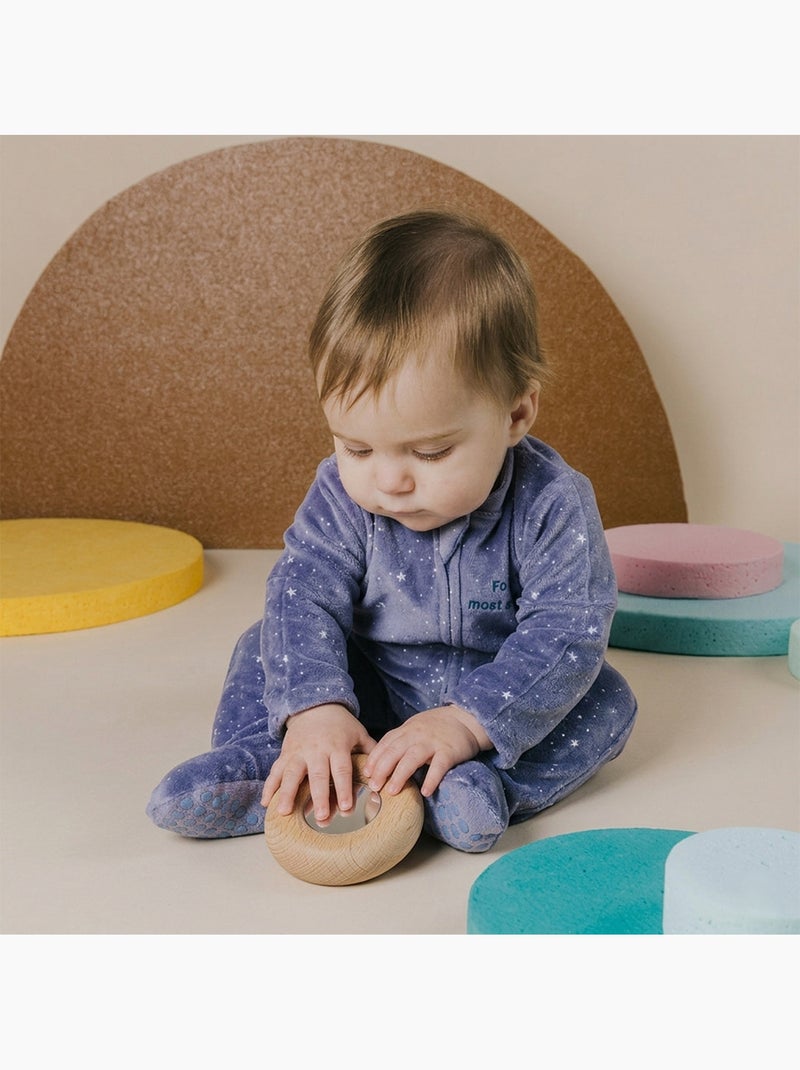 Giocattolo per neonati sonaglio sensoriale con specchio | petit boum | petit boum Argentato - Kiabi
