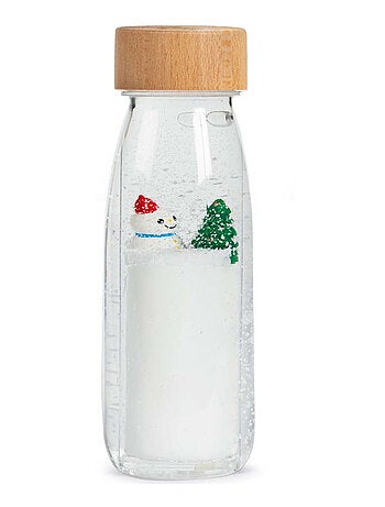 Giocattolo per neonato bottiglia sensoriale con suono | Petit Boum