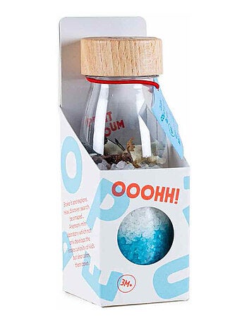 Giocattolo per neonato bottiglia sensoriale con suono | Petit Boum