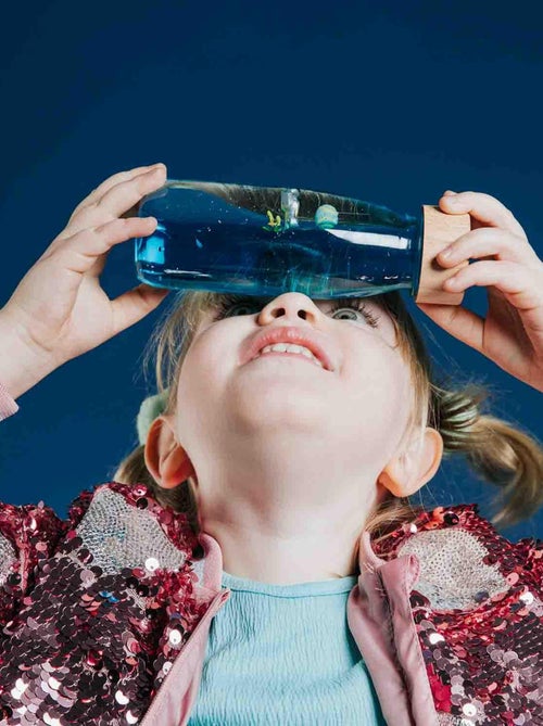 Giocattolo per neonato bottiglia sensoriale con suono | Petit Boum - Kiabi