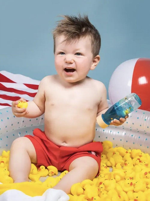 Giocattolo per neonato bottiglia sensoriale con suono | Petit Boum - Kiabi