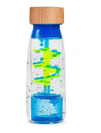 Giocattolo per neonato bottiglia sensoriale con suono | Petit Boum