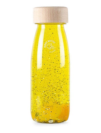 Giocattolo per neonato bottiglia sensoriale con suono | Petit Boum