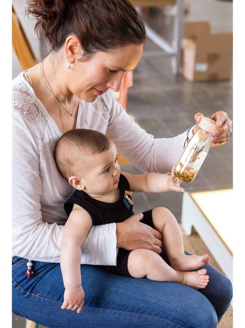 Giocattolo per neonato bottiglia sensoriale con suono | Petit Boum - Kiabi