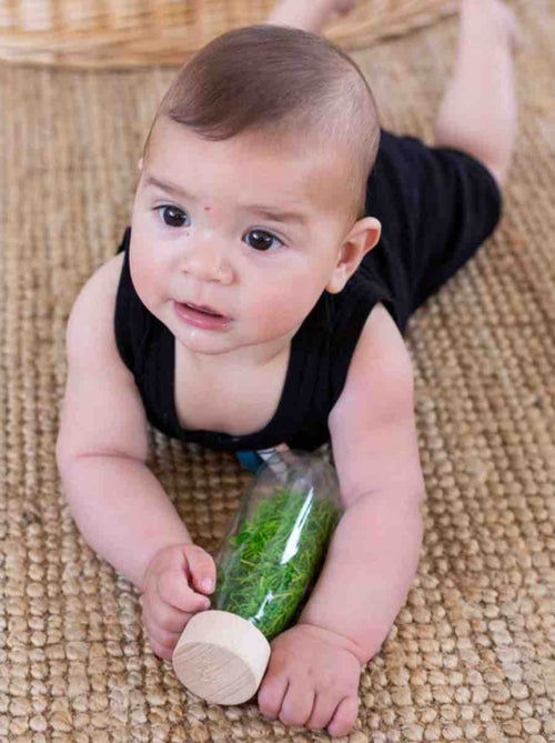 Giocattolo per neonato bottiglia sensoriale con suono | Petit Boum - Kiabi