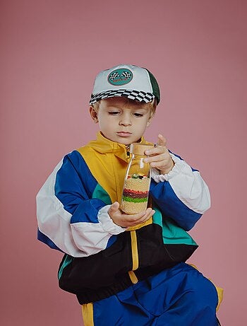 Giocattolo per neonato bottiglia sensoriale con suono | Petit Boum