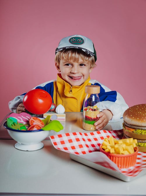 Giocattolo per neonato bottiglia sensoriale con suono | Petit Boum - Kiabi