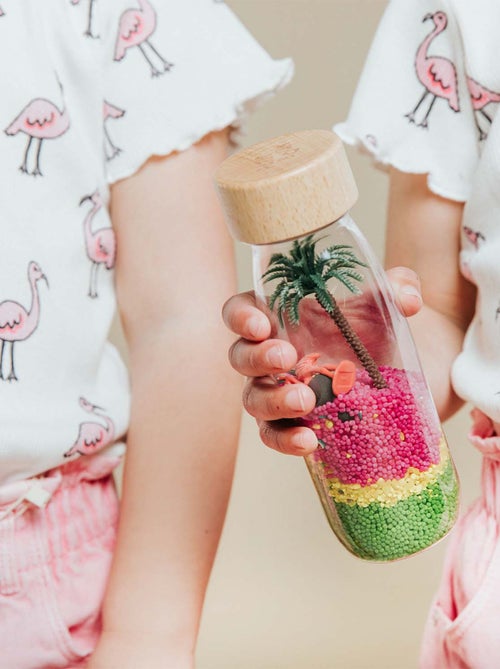 Giocattolo per neonato bottiglia sensoriale con suono | Petit Boum - Kiabi