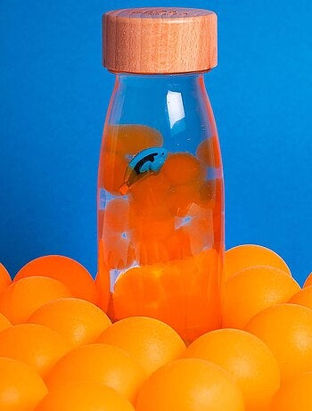 Giocattolo per neonato bottiglia sensoriale con suono | Petit Boum