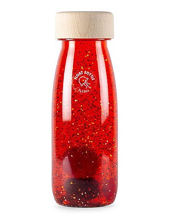 Giocattolo per neonato bottiglia sensoriale con suono | Petit Boum