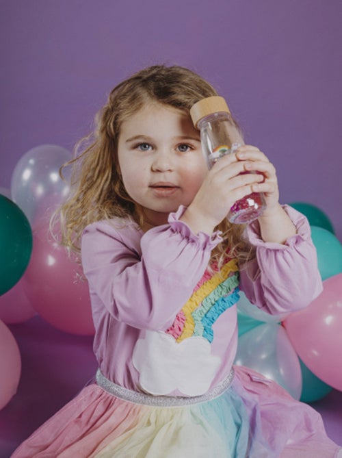 Giocattolo per neonato bottiglia sensoriale con suono | Petit Boum - Kiabi