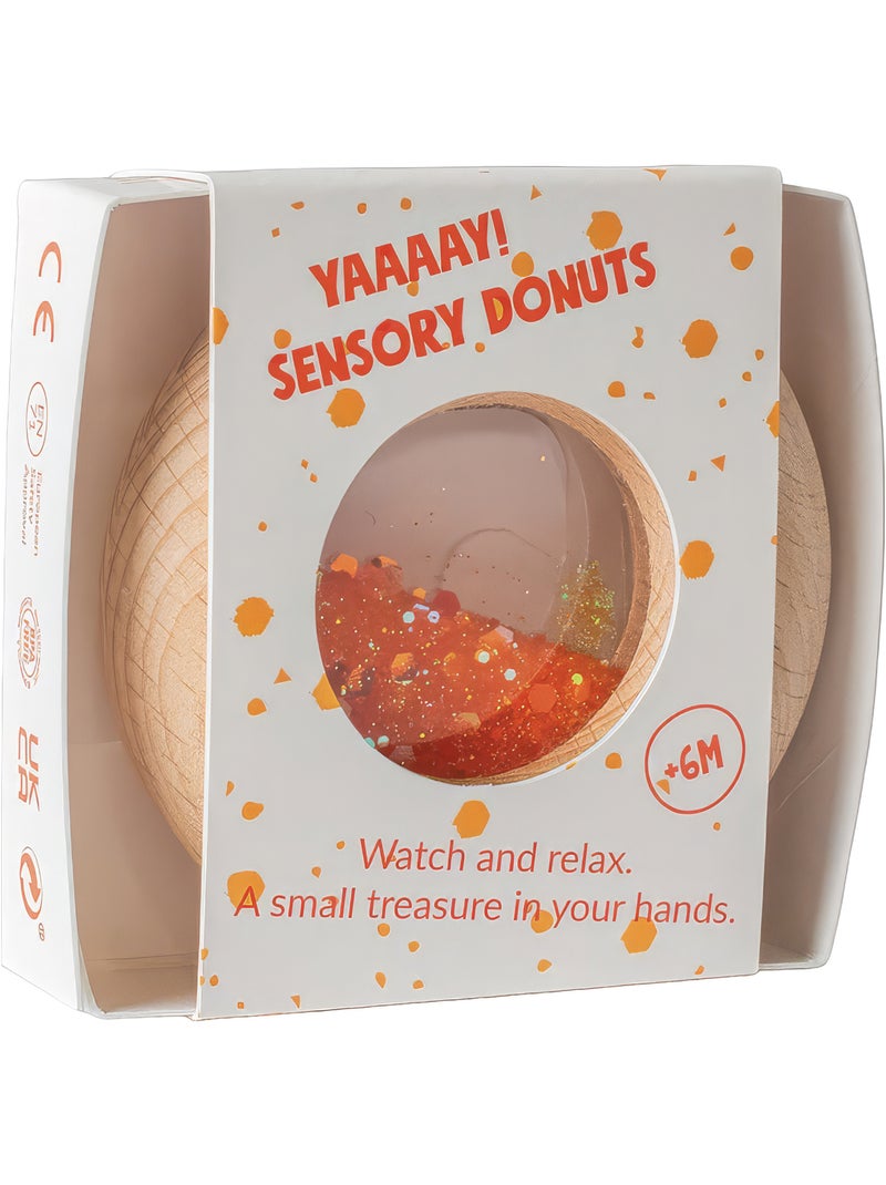 Giocattolo sonaglio sensoriale per neonato | petit boum | petit boum Arancione - Kiabi