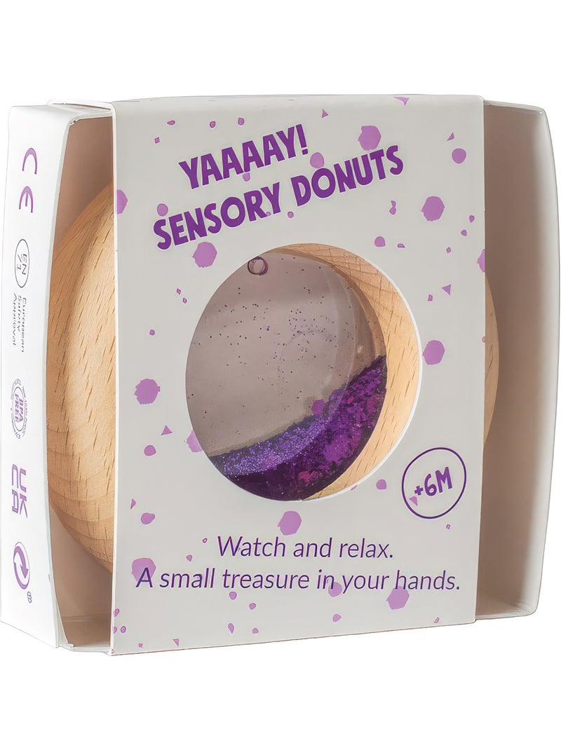 Giocattolo sonaglio sensoriale per neonato | petit boum | petit boum Viola - Kiabi