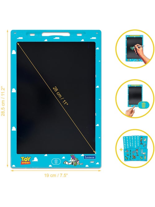 giocattolo Story 11’’ tablet da disegno e apprendimento E-ink multicolore con stencil - Kiabi