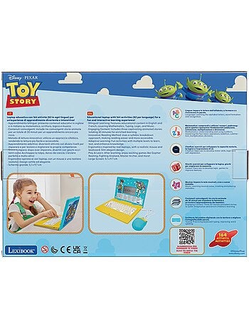 giocattolo Story computer portatile educativo bilingue con 164 attività (EN/IT)