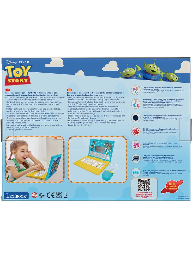 giocattolo Story computer portatile educativo bilingue con 164 attività (EN/IT) Blu - Kiabi