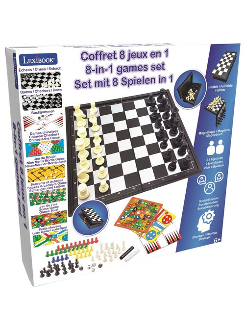 Giochi da tavolo magnetici set di 8 giochi in 1. Per 26 giocatori - Kiabi