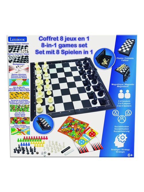 Giochi da tavolo magnetici set di 8 giochi in 1. Per 26 giocatori - Kiabi