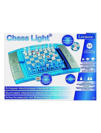 Gioco degli scacchi elettronico ChessLight? con luci e pezzi transluminosi