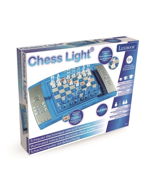 Gioco degli scacchi elettronico ChessLight® con luci e pezzi transluminosi - Kiabi