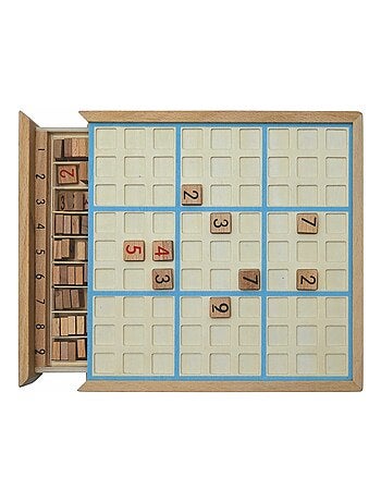 Gioco del sudoku in legno