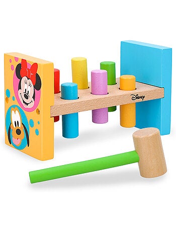 Gioco di blocchi e martelli in legno disney woomax
