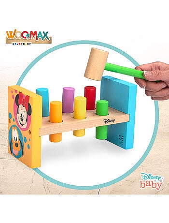 Gioco di blocchi e martelli in legno disney woomax