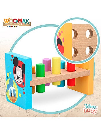 Gioco di blocchi e martelli in legno disney woomax