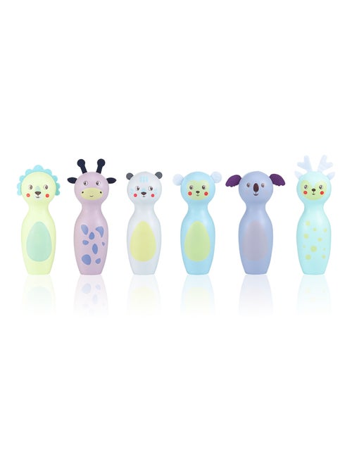 Gioco di bowling in legno bimbi animali pastello Mamabrum - Kiabi